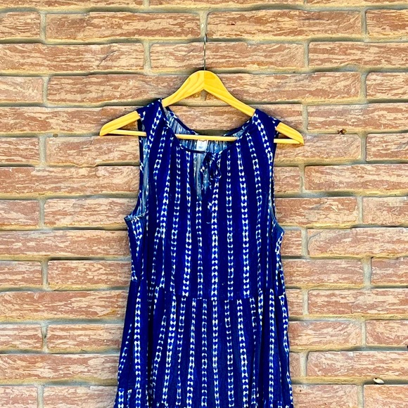 Cobalt blue Old Navy boho summer sun dress - Picture 1 of 2